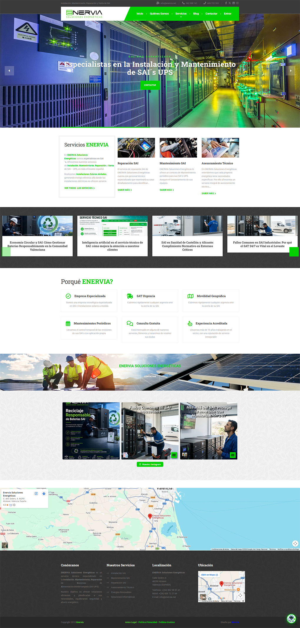 Enervia soluciones energeticas reparacion sai en valencia