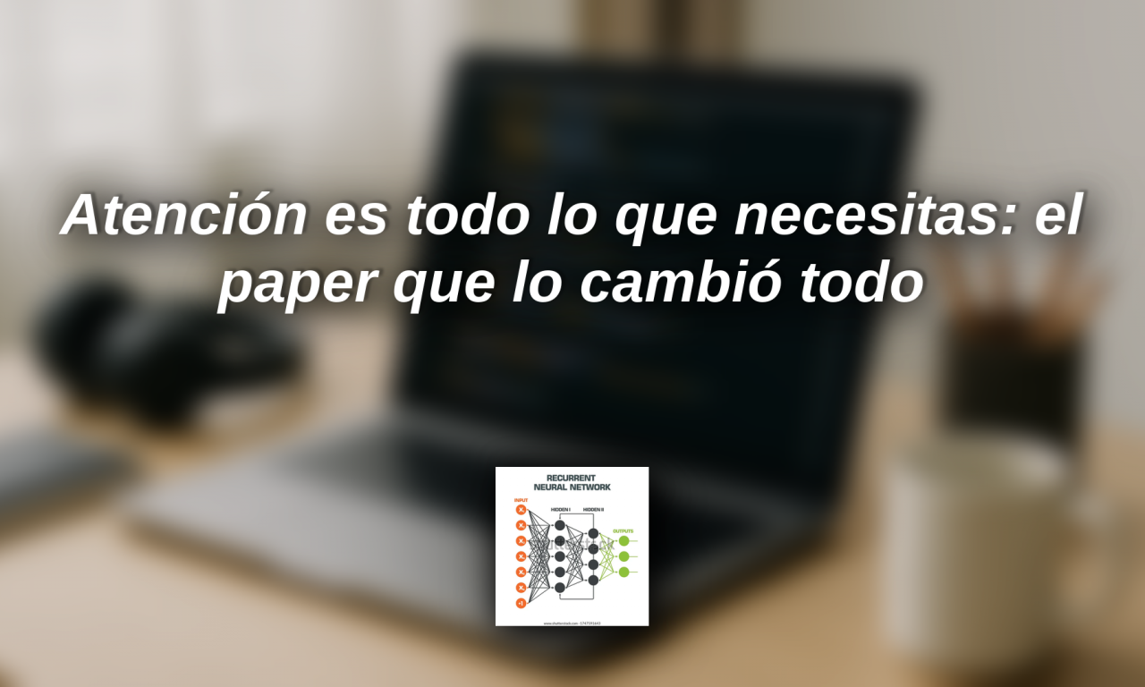 Atención es todo lo que necesitas: el paper que lo cambió todo